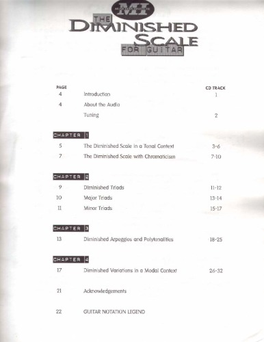 The Diminished Scale For Guitar Musicians Institute