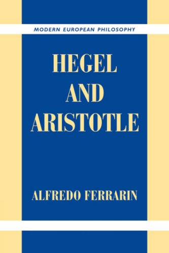 Hegel And Aristotle 1st Edition Alfredo Ferrarin