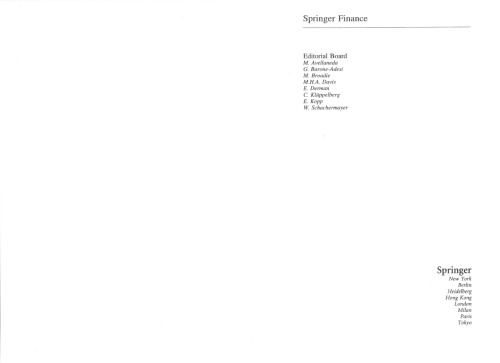 Stochastic Calculus For Finance I The Binomial Asset Pricing Model Steven E Shreve