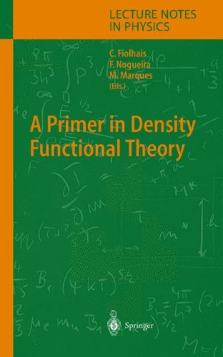 A Primer In Density Functional Theory 1st Edition Carlos Fiolhais