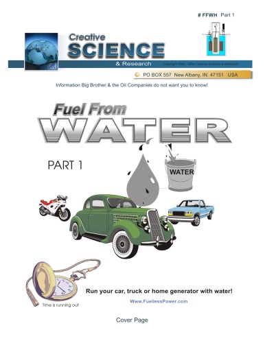 Fuel From Water Part 1 Creative Science Research