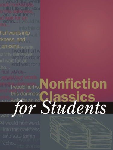 Nonfiction Classics For Students 1st Edition David Galens