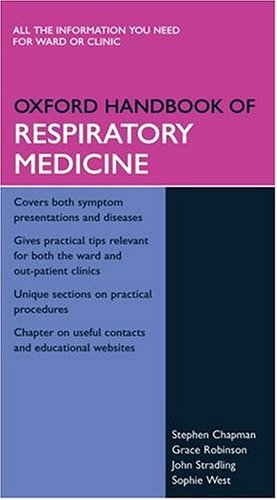 Oxford Handbook Of Respiratory Medicine 1st Edition Stephen Chapman