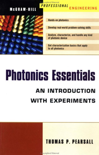Photonics Essentials An Introduction With Experiments T Pearsall