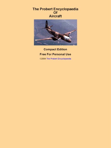 Probert Encyclopaedia Of Aircraft