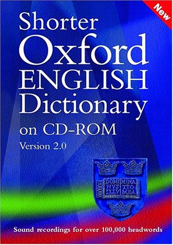 Shorter Oxford English Dictionary 20 5th Edition William Little
