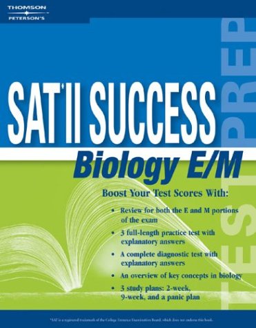 Sat Ii Success Biology Em Original Petersons