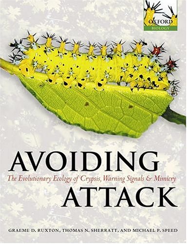 Avoiding Attack The Evolutionary Ecology Of Crypsis Warning Signals And Mimicry Graeme D Ruxton