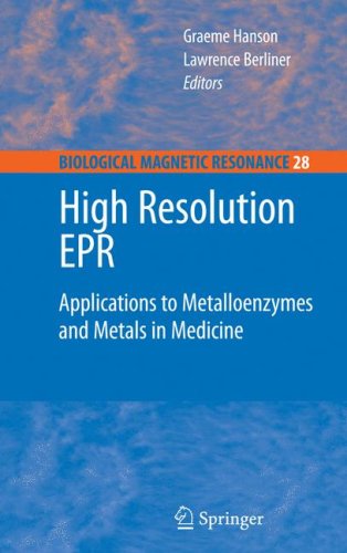 High Resolution Epr Applications To Metalloenzymes And Metals In Medicine 1st Edition John R Pilbrow Auth