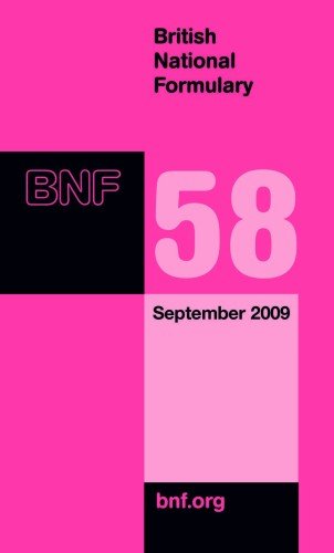 British National Formulary 58 September 2009 1st Edition Joint Formulary Committee