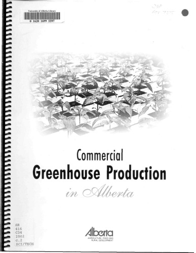 Commercial Greenhouse Production In Alberta James Calpas Edmonton