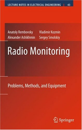 Radio Monitoring Problems Methods And Equipment 1st Anatoly Rembovsky