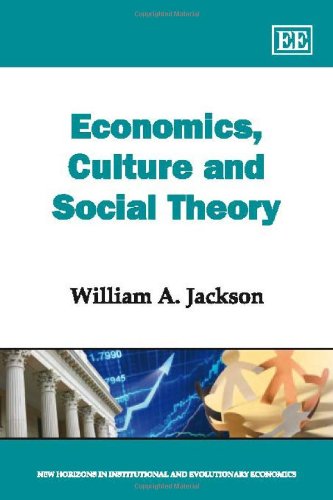 Economics Culture And Social Theory William A Jackson