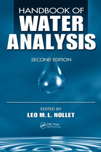 Handbook Of Water Analysis 2nd Ed Leo Ml Nollet