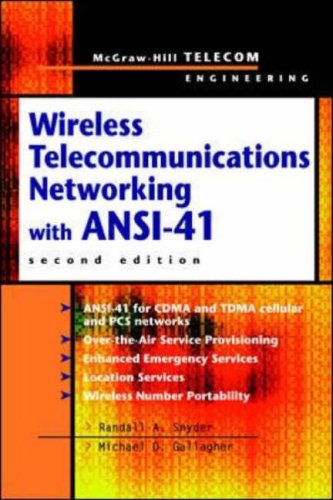 Wireless Telecommunications Networking With Ansi41 2nd Edition Randall A Snyder