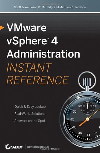 Vmware Vsphere 4 Administration Instant Reference 1st Edition Scott Lowe
