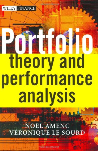Portfolio Theory And Performance Analysis Noel Amenc Veronique Le Sourd