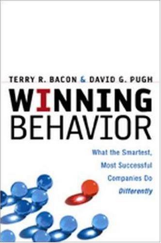 Winning Behavior What The Smartest Most Successful Companies Do Differently Terry R Bacon Phd