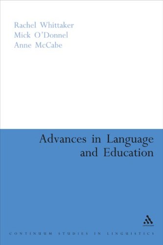 Advances In Language And Education Anne Mccabe Rachel Whittaker