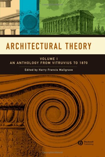 Architectural Theory Harry Francis Mallgrave