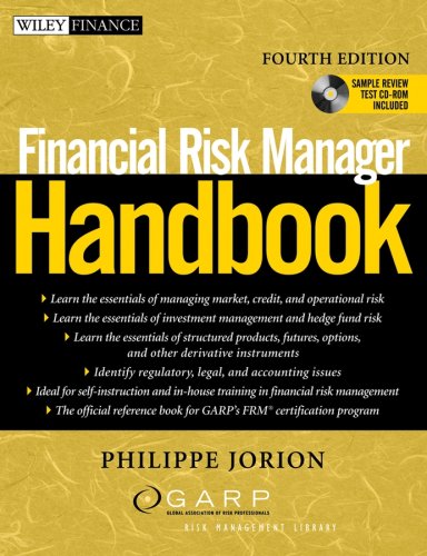 Financial Risk Manager Handbook 4th Edition Philippe Jorion Garp Global Association Of Risk Professionals
