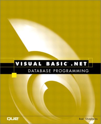 Visual Basic Net Database Programming Rod Stephens