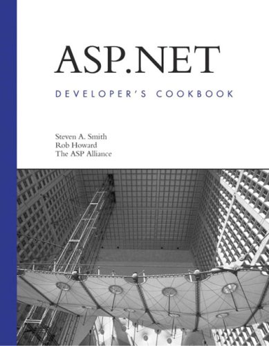 Aspnet Developers Cookbook Steven A Smith Rob Howard