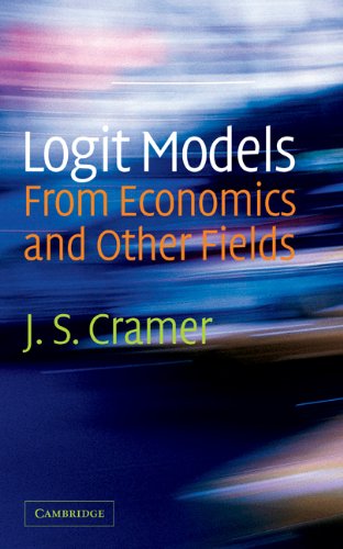 Logit Models From Economics And Other Fields 2nd J S Cramer