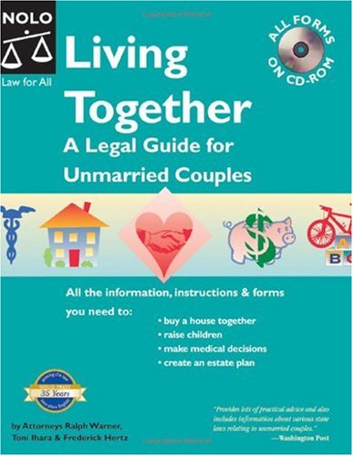 Living Together A Legal Guide For Unmarried Couples 13th Toni Lynne Ihara