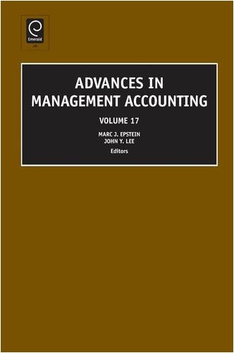 Advances In Management Accounting Vol 17 Marc J Epstein John Y Lee