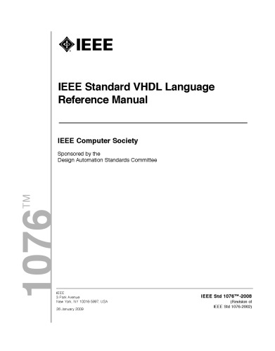 10762008 Ieee Standard Vhdl Language Reference Manual