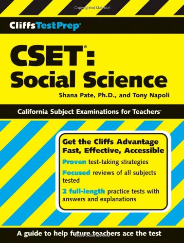 Cliffstestprep Cset Social Science Shana Pate Tony Napoli