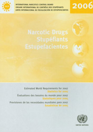 Narcotic Drugsstupefiantsestupefacientes Estimated World Requirements For 2007evaluations Des Besoins Du Monde Pour 2007previsiones De Las Necesidades Mundiales Para 2007 Statistics For 2 1 Mul United Nations