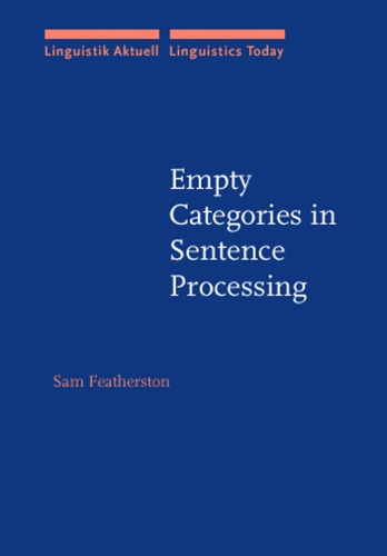 Empty Categories In Sentence Processing Esam N Khalil