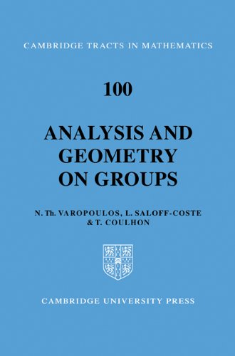 Analysis And Geometry On Groups Reissue Nicholas T Varopoulos