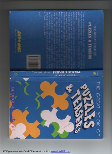 The Great Book Of Puzzles And Teasers George J Summers