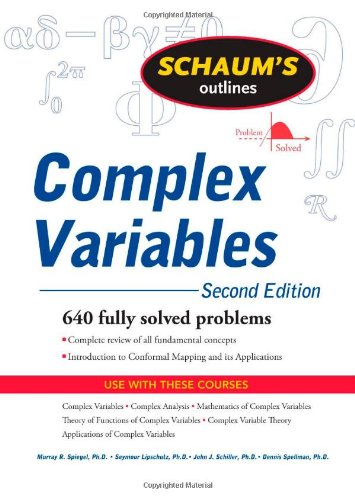 Schaums Outline Of Complex Variables Schaums Outline Series 2nd Edition Spiegel