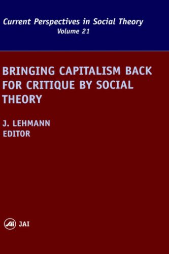 Bringing Capitalism Back For Critique By Social Theory 1st Edition Jennifer M Lehmann
