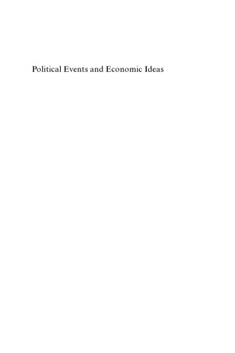 Political Events And Economic Ideas Illustrated Edition Ingo Barens