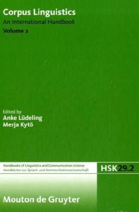 Corpus Linguistics An International Handbook Handbooks Of Linguistics And Communication Science 1st Edition Ldeling