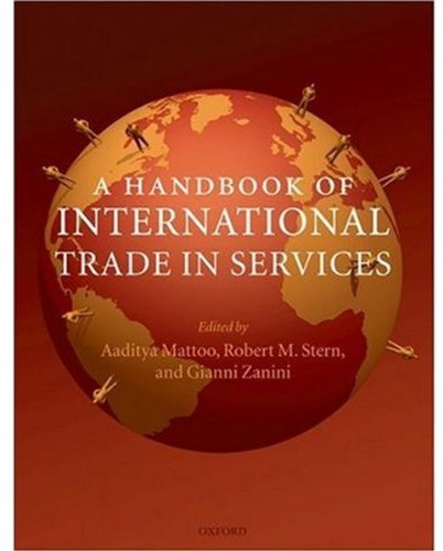 A Handbook Of International Trade In Services Illustrated Edition Aaditya Mattoo