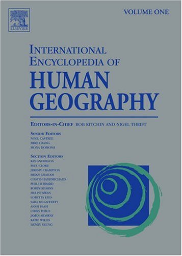 International Encyclopedia Of Human Geography 1st Edition Rob Kitchin