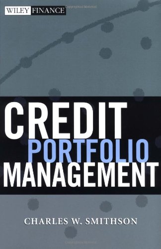 Credit Portfolio Management 1st Edition Charles Smithson