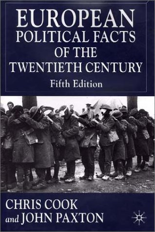 European Political Facts Of The Twentieth Century 5th Chris Cook