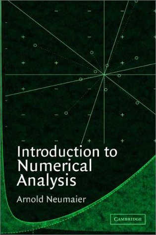 Introduction To Numerical Analysis 1st Arnold Neumaier