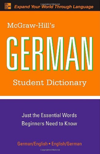 Mcgrawhills German Student Dictionary 2nd Edition Erick Byrd