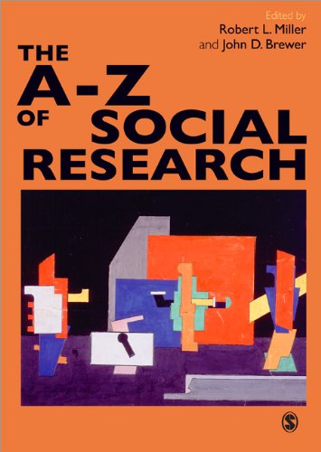 The Az Of Social Research A Dictionary Of Key Social Science Research Dr Robert Lee Miller