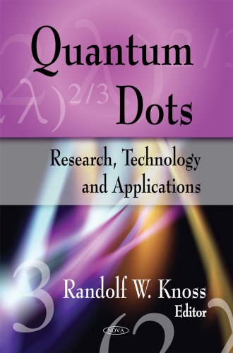 Quantum Dots Research Technology And Applications Randolf W Knoss