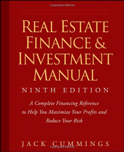 Real Estate Finance And Investment Manual 9th Edition Jack Cummings
