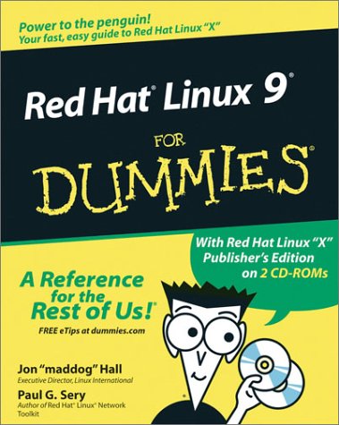 Red Hat Linux 9 For Dummies Jon Maddog Hall Paul G Sery